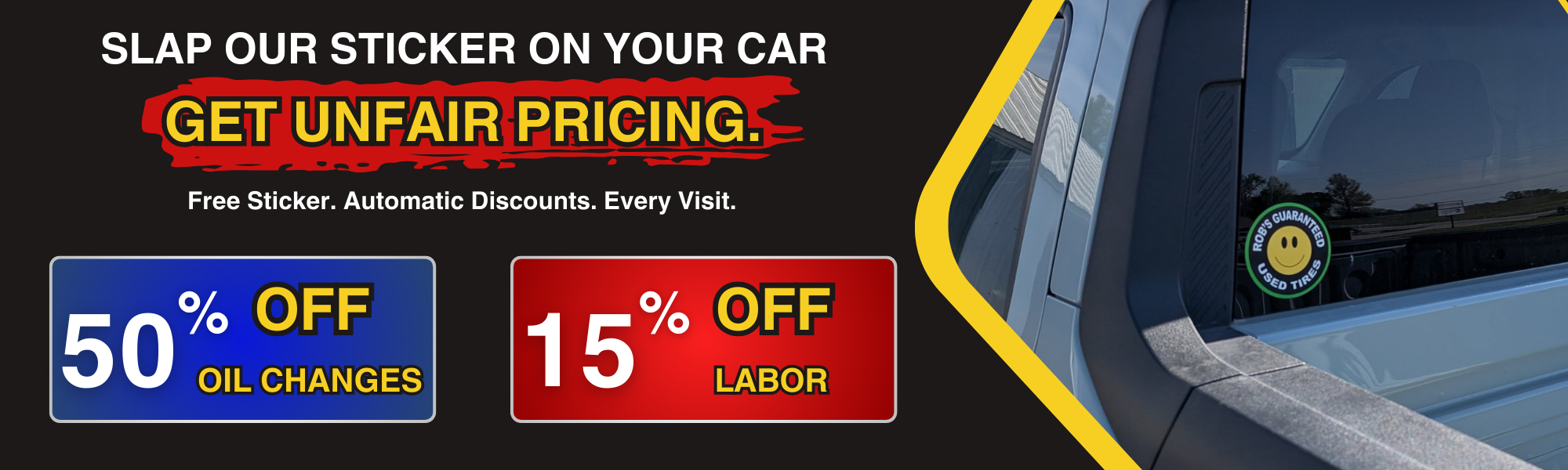 Slap our sticker on your car